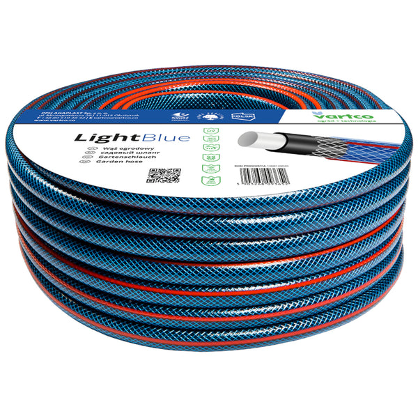 Wąż ogrodowy Vartco Light Blue 1" 50m 4 warstwowy 22 bar