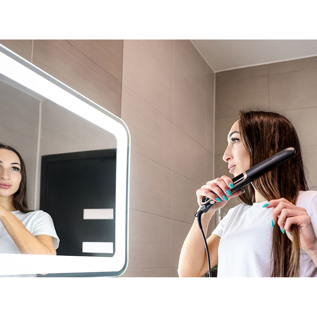 Prostownica z regulacją temperatury LAFE, 35W, ceramiczna powłoka, Sleek & Shine Straightener