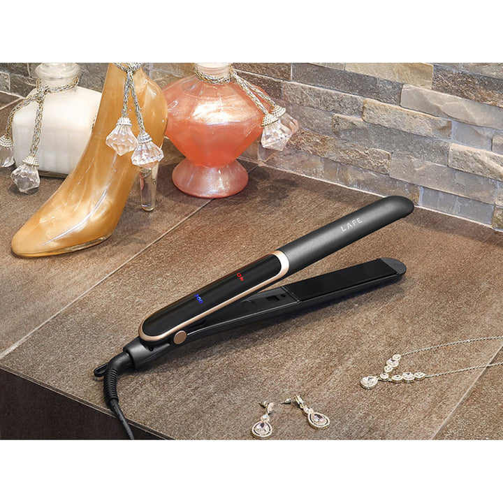 Prostownica z regulacją temperatury LAFE, 35W, ceramiczna powłoka, Sleek & Shine Straightener
