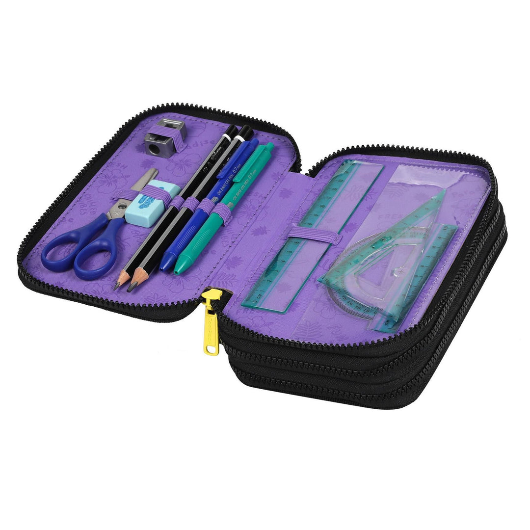 Piórnik CoolPack trzykomorowy z wyposażeniem JUMPER 3 STITCH