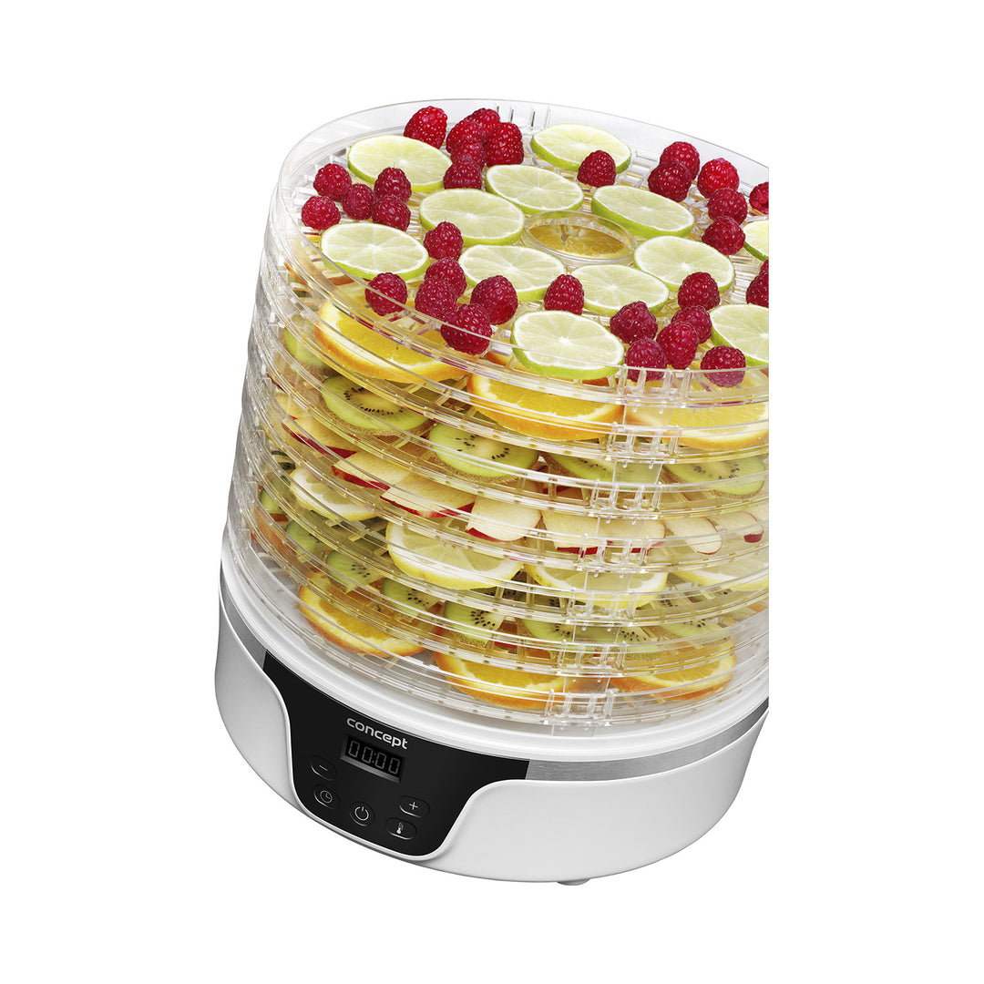 Suszarka do grzybów, owoców i ziół Concept, 380W, 7 sit, sterowanie cyfrowe, SO2090