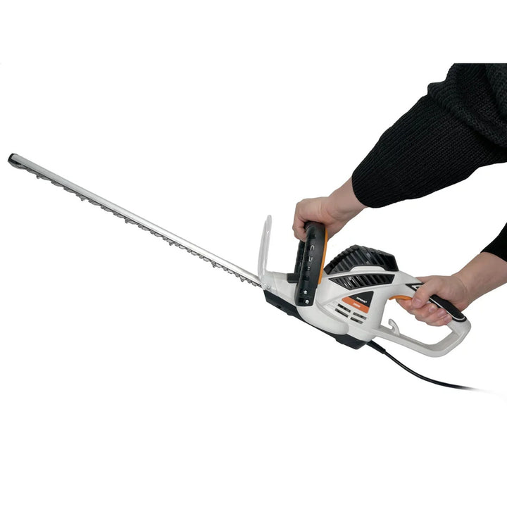 Nożyce do żywopłotu Prime3, 2000W, osłona ostrza, niskie wibracje, GHT61