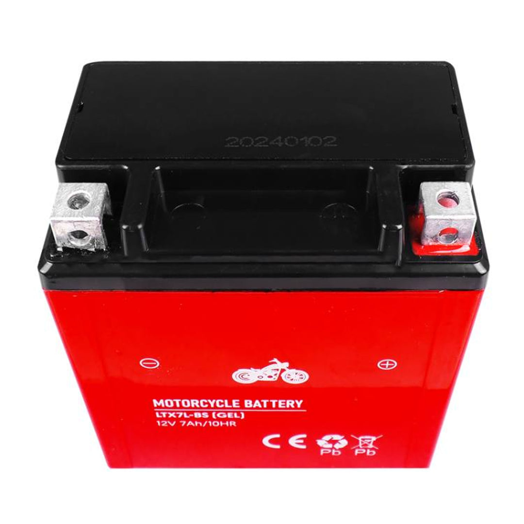 Akumulator żelowy Lamex, Motocyklowy, 12V, 7Ah, LTX7L-BS