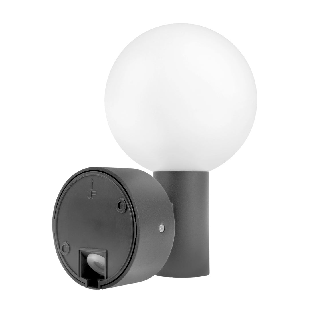Lampa LED z czujnikiem ruchu Maclean, czujnik ruchu PIR, kolor szary, 15W, IP65, 1600lm, barwa neutralna biała (4000K) MCE515 GR, 2 sztuki
