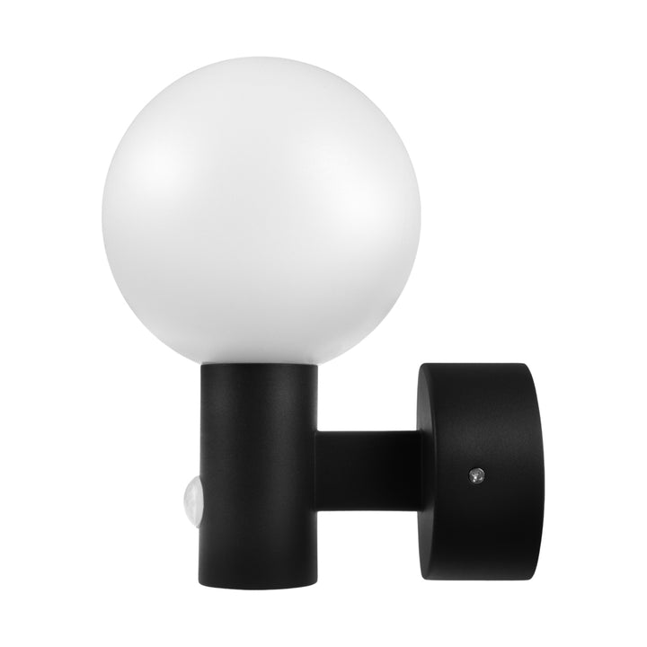 Lampa LED z czujnikiem ruchu Maclean, czujnik ruchu PIR, kolor czarny, 15W, IP65, 1600lm, barwa neutralna biała (4000K) MCE515 B, 2 sztuki