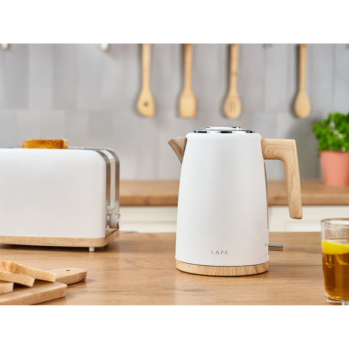 Czajnik elektryczny Lafe, 2200W, pojemność 1,7l, biały, Scandi