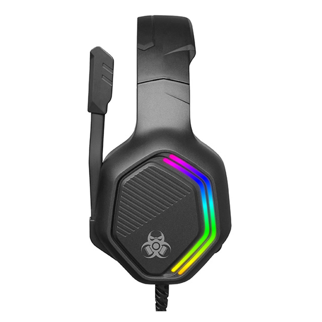 Słuchawki gamingowe Tracer, podświetlenie RGB, składany mikrofon, Gamezone GZ X3