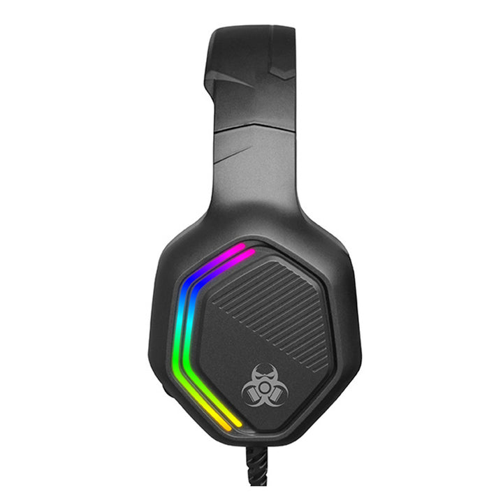 Słuchawki gamingowe Tracer, podświetlenie RGB, składany mikrofon, Gamezone GZ X3