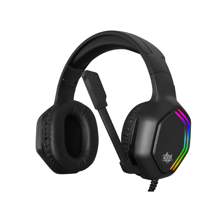 Słuchawki gamingowe Tracer, podświetlenie RGB, składany mikrofon, Gamezone GZ X3
