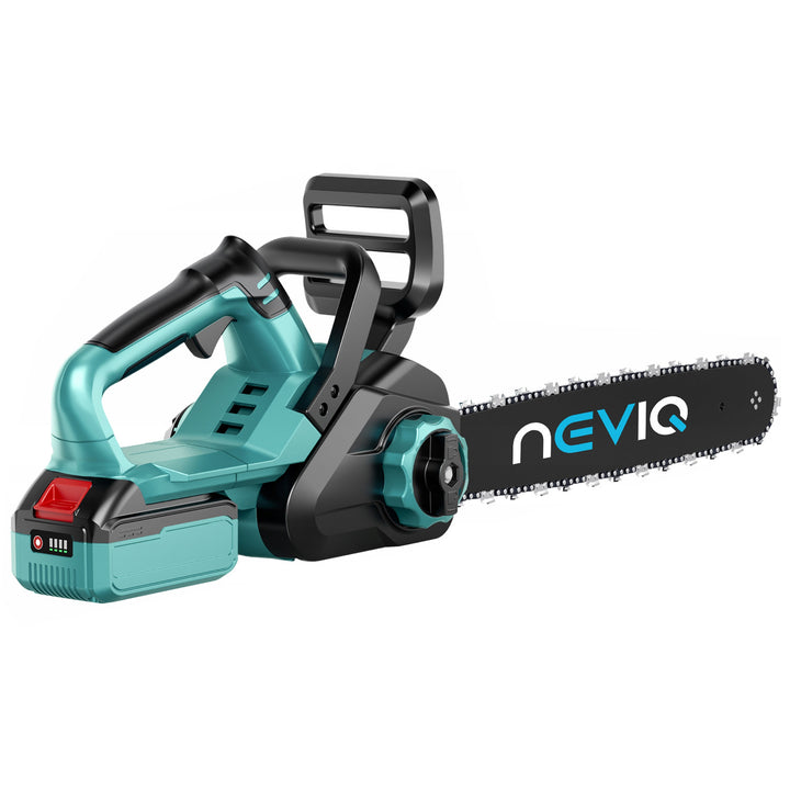 Akumulatorowa piła łańcuchowa NEVIQ, prowadnica 12'', 1000W, silnik bezszczotkowy, L12302
