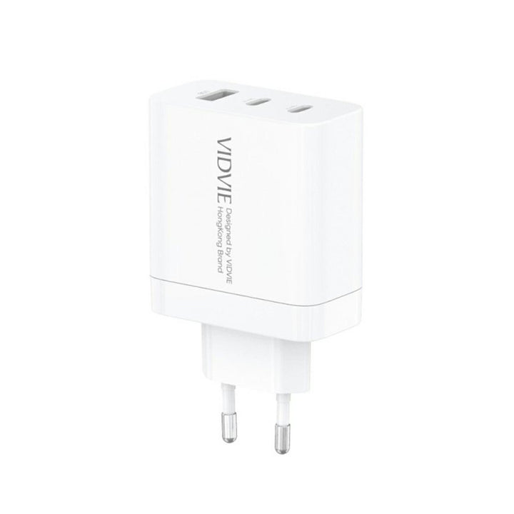 Ładowarka sieciowa VIDVIE, 3A, 65W, 2x USB-C, 1x USB, kabel USB-C/USB-C, PLE262