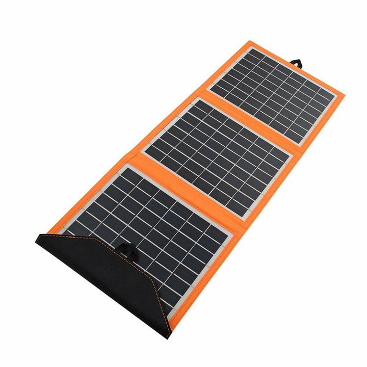 Panel solarny, ładowarka, 15W, 1 port USB, czarno-pomarańczowy, A04
