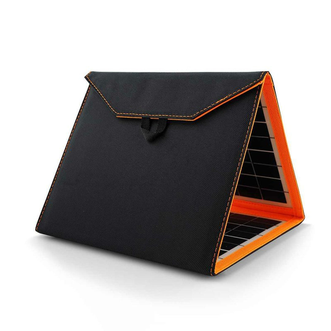 Panel solarny, ładowarka, 15W, 1 port USB, czarno-pomarańczowy, A04