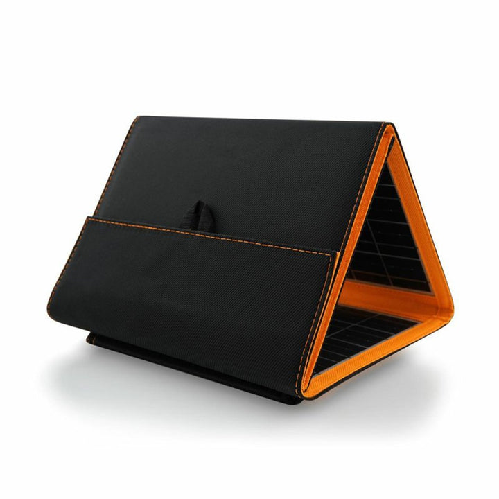 Panel solarny, ładowarka, 20W, 2 porty USB, czarno-pomarańczowy, A05