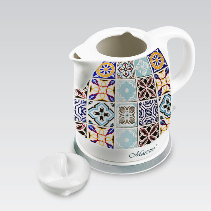 Czajnik ceramiczny Maestro, bezprzewodowy, 1200W, pojemność 1,5l, MR-066-Porto