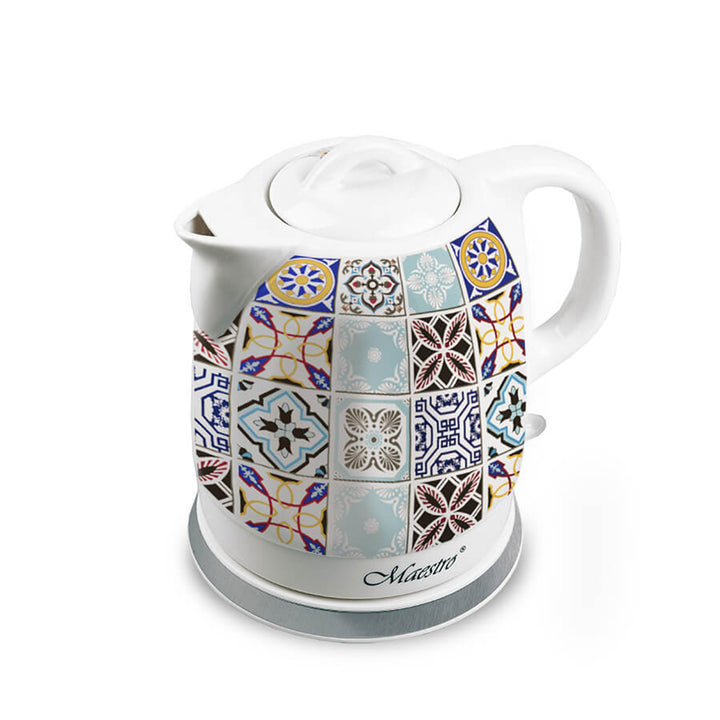 Czajnik ceramiczny Maestro, bezprzewodowy, 1200W, pojemność 1,5l, MR-066-Porto