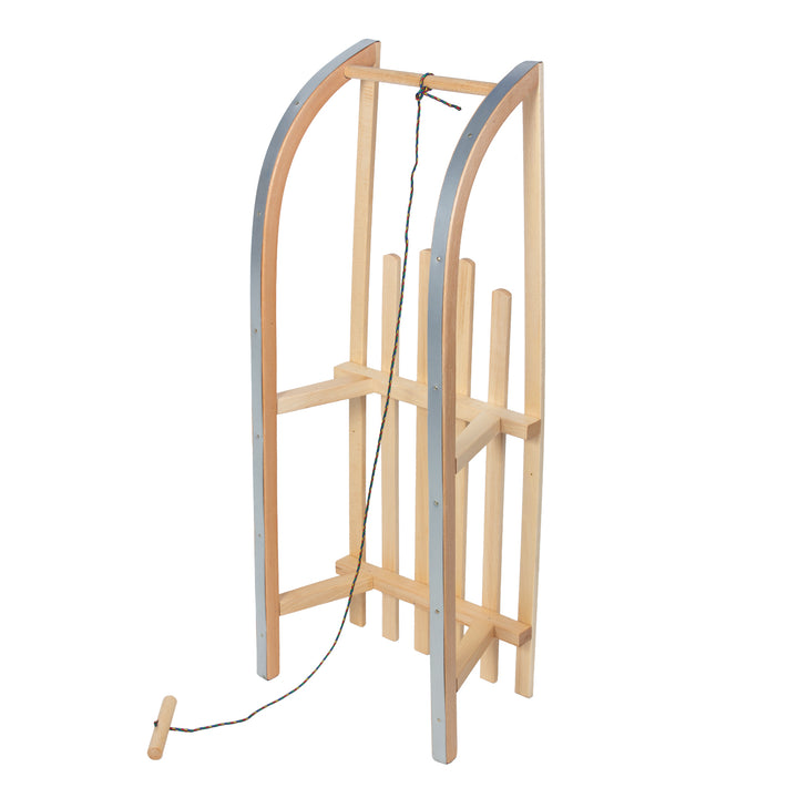 Sanki drewniane GreenBlue, klasyczne, ze sznurkiem, do 100 kg, GB153