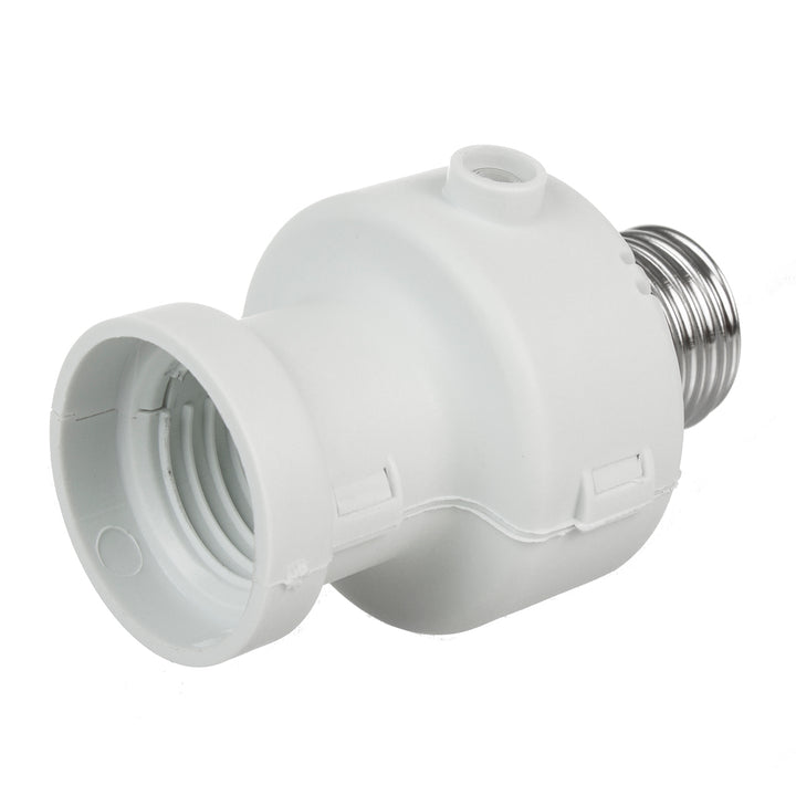 Oprawa żarówki Maclean, E27, max. 100W, z czujnikiem zmierzchu, timer, kolor biały, MCE21W, 2 sztuki