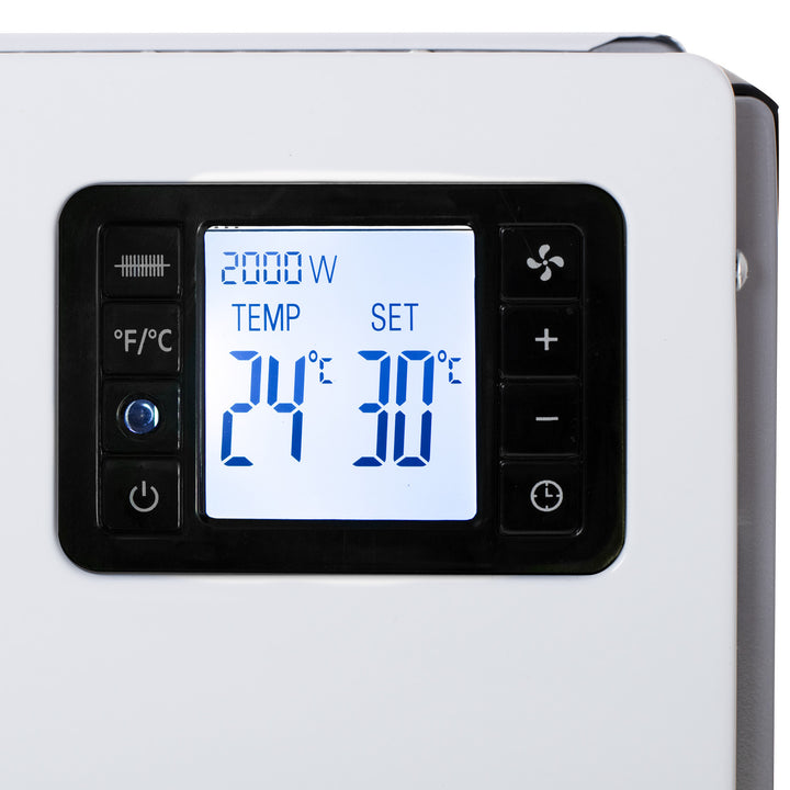 Grzejnik konwektorowy Camry, moc 2000W, panel LCD, pilot, timer, termostat, CR 7739