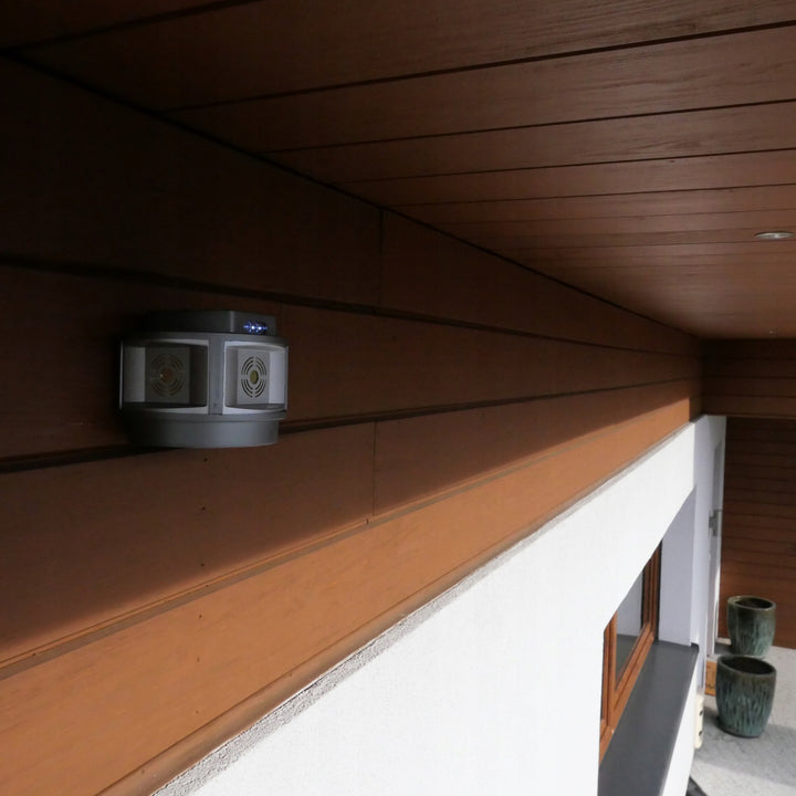 Bezprzewodowy odstraszacz gryzoni kun myszy Viano, IP44, akumulator 4Ah Li-ion, tryb LED, Trio