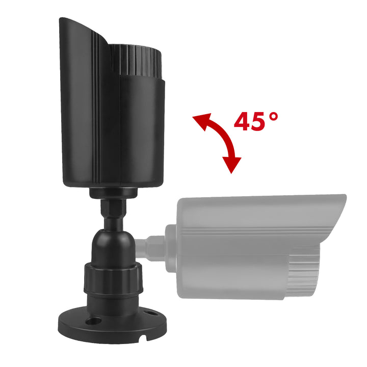 Zestaw dwóch atrap kamer tubowych, diody IR LED, czarne, zasilanie 2xAA (brak w zestawie), ABS, IR1800 BT