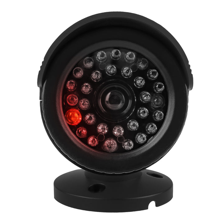Zestaw dwóch atrap kamer tubowych, diody IR LED, czarne, zasilanie 2xAA (brak w zestawie), ABS, IR1800 BT
