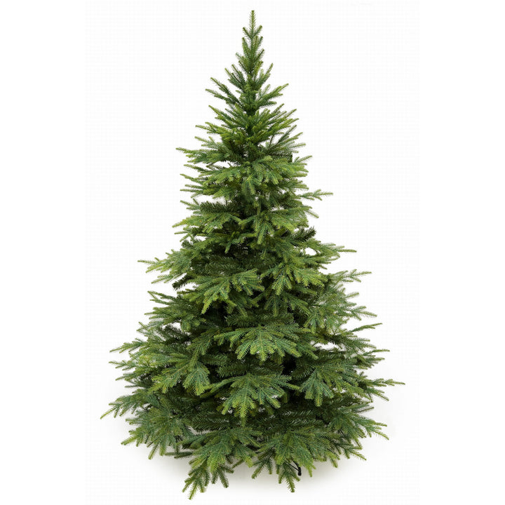 Sztuczna choinka, świerk kaukaski naturalny, PVC + PE, wysokość 220 cm