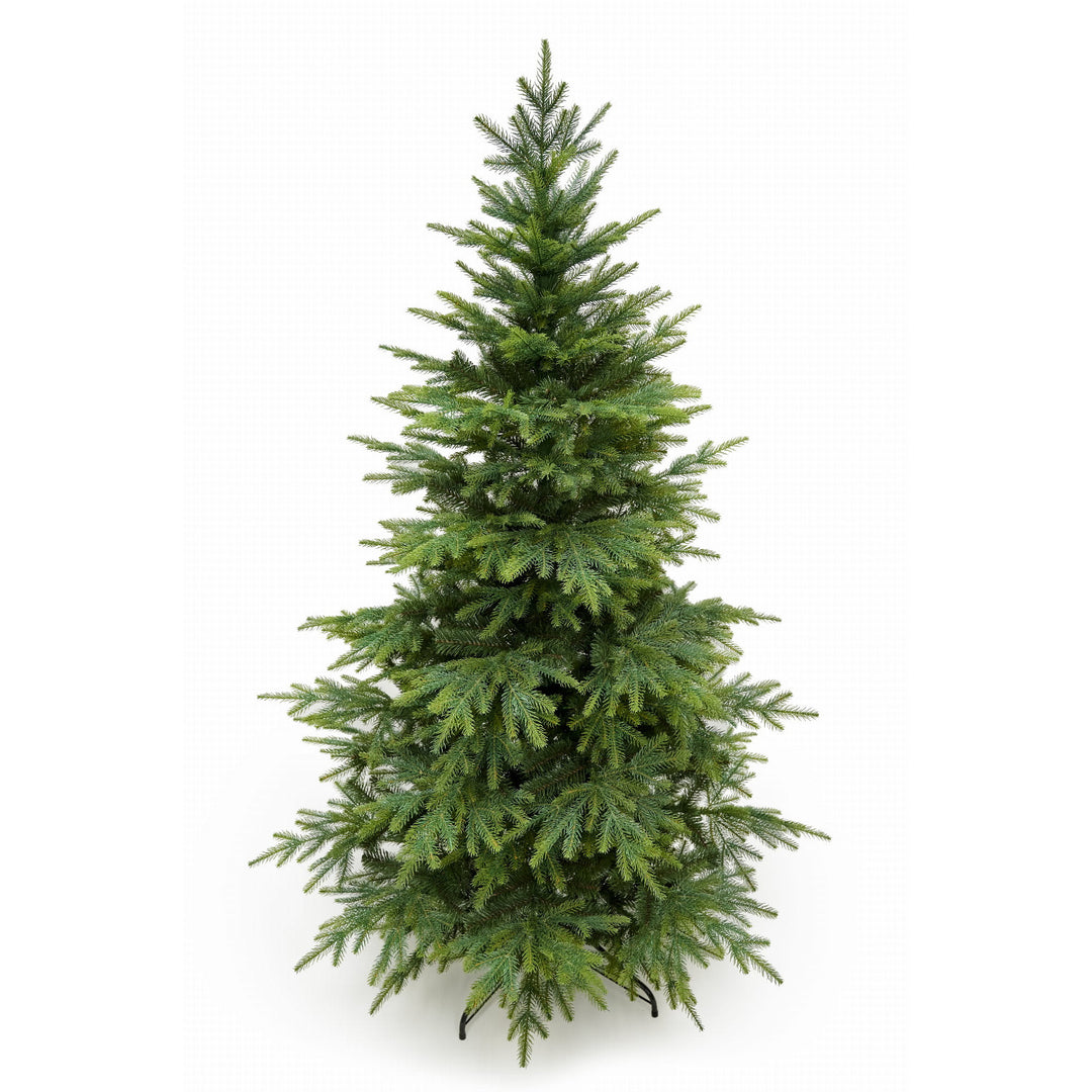 Sztuczna choinka, świerk kaukaski naturalny, PVC + PE, wysokość 190 cm