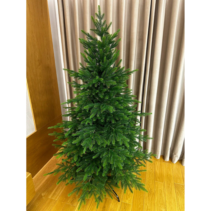 Sztuczna choinka, świerk kaukaski naturalny, PVC + PE, wysokość 160 cm