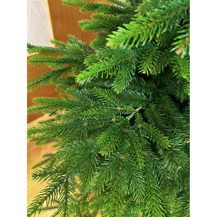 Sztuczna choinka, świerk kaukaski naturalny, PVC + PE, wysokość 160 cm