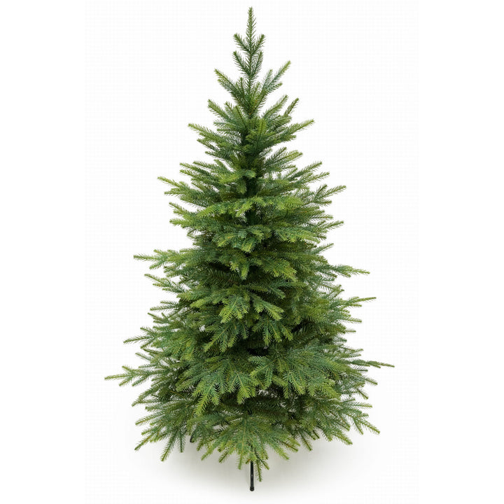 Sztuczna choinka, świerk kaukaski naturalny, PVC + PE, wysokość 160 cm