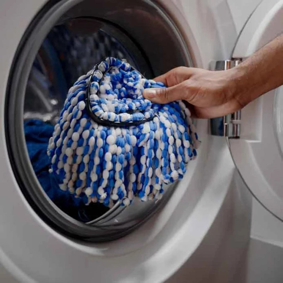 Mop obrotowy Vileda, dwie komory, system odwirowujący, składany drążek, łatwe mycie narożników, turbo H2prO + 2 dodatkowe wkłady