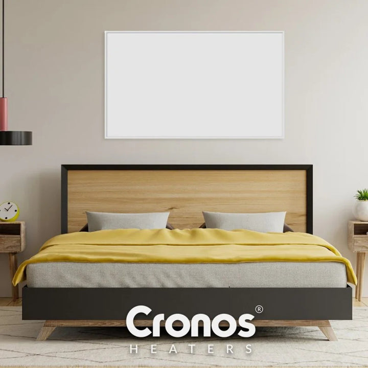 Grzejnik na podczerwień Cronos, 1000W, matowa powierzchnia, ultracienki, Carbon P1000