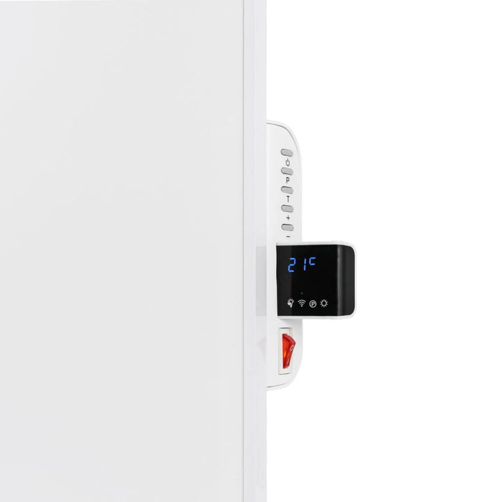 Grzejnik na podczerwień Cronos, 770W, sterowane smartfonem, wbudowany termostat, stopień konwersji 98%, ochrona IP44, Synthelith PRO CRP-770TWP