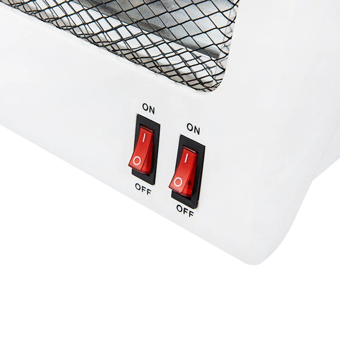 Grzejnik kwarcowy Cronos, moc 400/800W, 2 rurki kwarcowe, biały, NSB-80