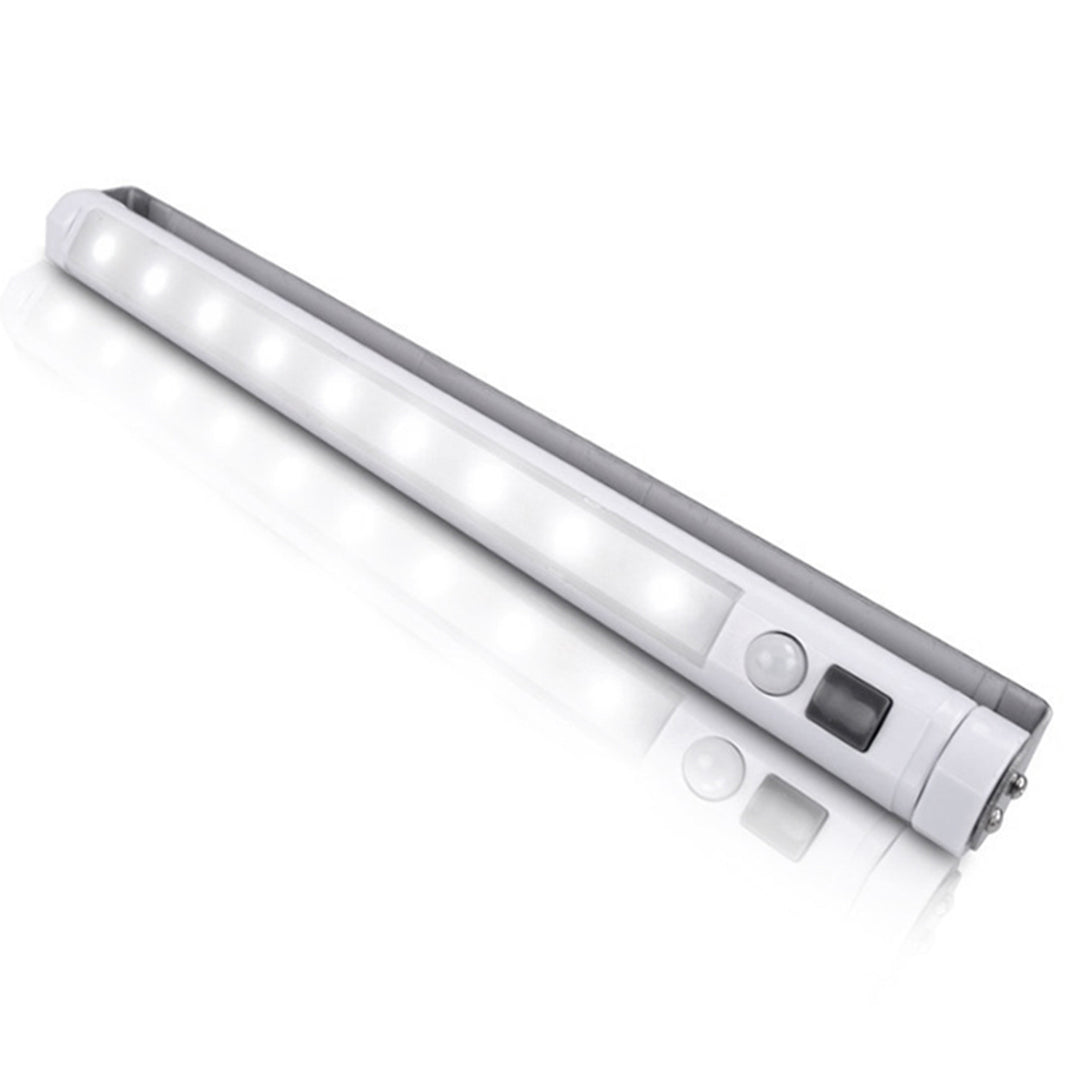 Lampa kuchenna LED Maclean, podszafkowa 9 SMD, na baterie, czujnik PIR on/off, MCE166 + 3x bateria Varta Industrial LR6/AA R-06