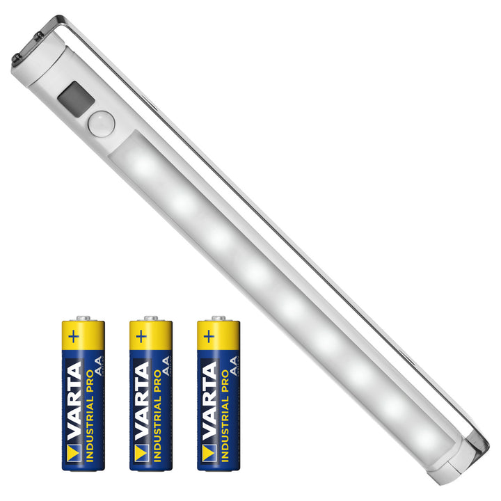 Lampa kuchenna LED Maclean, podszafkowa 9 SMD, na baterie, czujnik PIR on/off, MCE166 + 3x bateria Varta Industrial LR6/AA R-06
