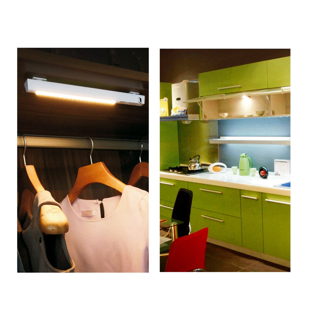 Lampa LED Maclean, z ruchomym sensorem ruchu, haczyk, ON/OFF/AUTO, temp. 4000K, zasięg 3m, MCE235 + 3x bateria alkaliczna Varta Industrial AAA