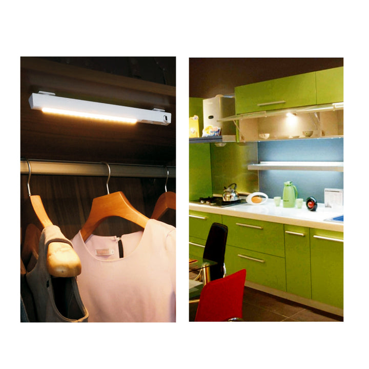 Lampa LED Maclean, z ruchomym sensorem ruchu, haczyk, ON/OFF/AUTO, temp. 4000K, zasięg 3m, MCE235 + 3x bateria alkaliczna Varta Industrial AAA