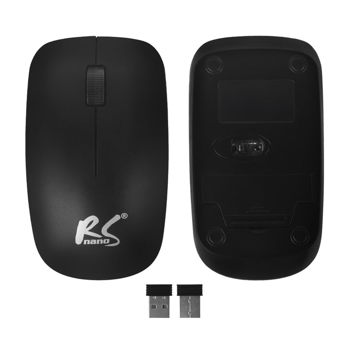 Klawiatura + mysz bezprzewodowa COMBO NanoRS, RS580 + 2x bateria AAA alkaliczna Varta Industrial