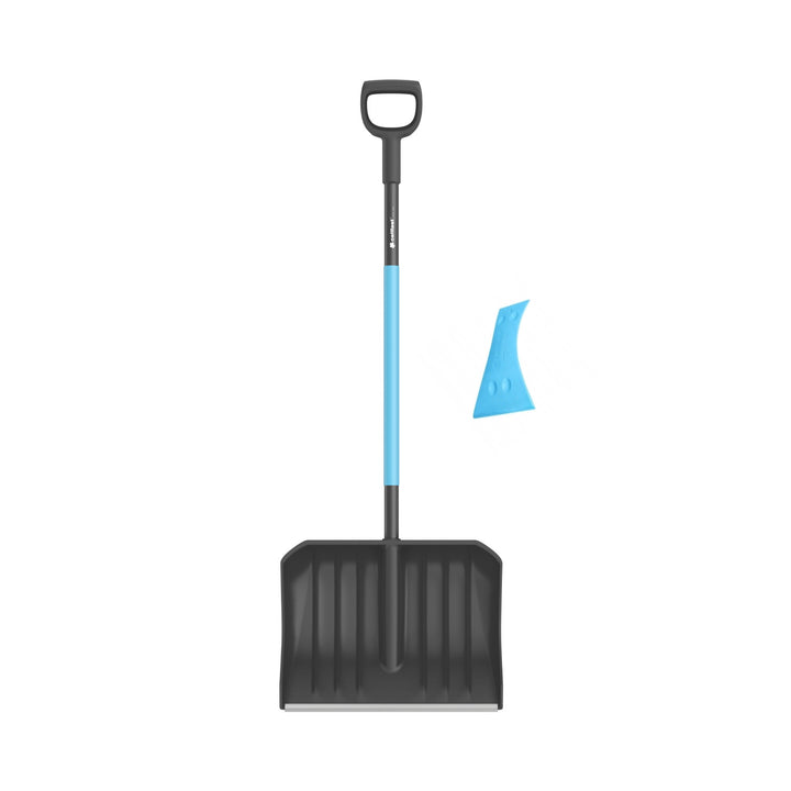 Łopata do śniegu Cellfast, aluminiowy trzonek, długość 140 cm, Cellpro 40-340 + skrobaczka do szyb