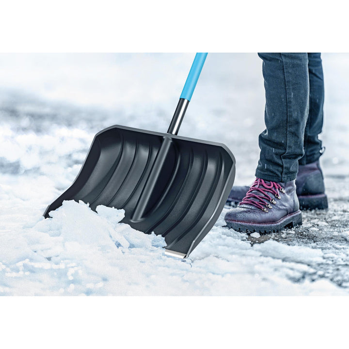 Łopata do śniegu Cellfast, aluminiowy trzonek, długość 140 cm, Cellpro 40-340 + skrobaczka do szyb