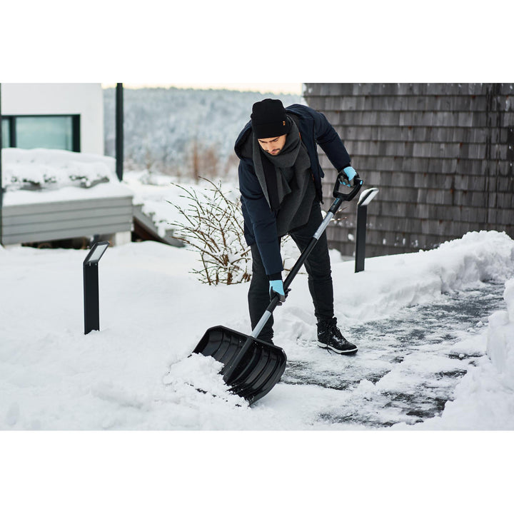 Łopata do śniegu Cellfast, głęboka głowica 150mm, długość 144 cm, Energo 40-011 + skrobaczka do szyb