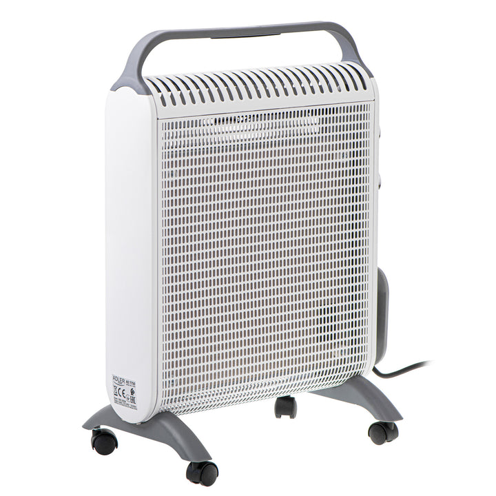 Grzejnik konwektorowy, na kółkach, 2 poziomy mocy, max 2000W, termostat, AD 7750