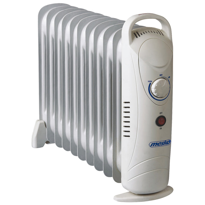 Grzejnik olejowy Mesko, 11 żeberek, 1200W, regulacja temperatury, szary, MS 7806