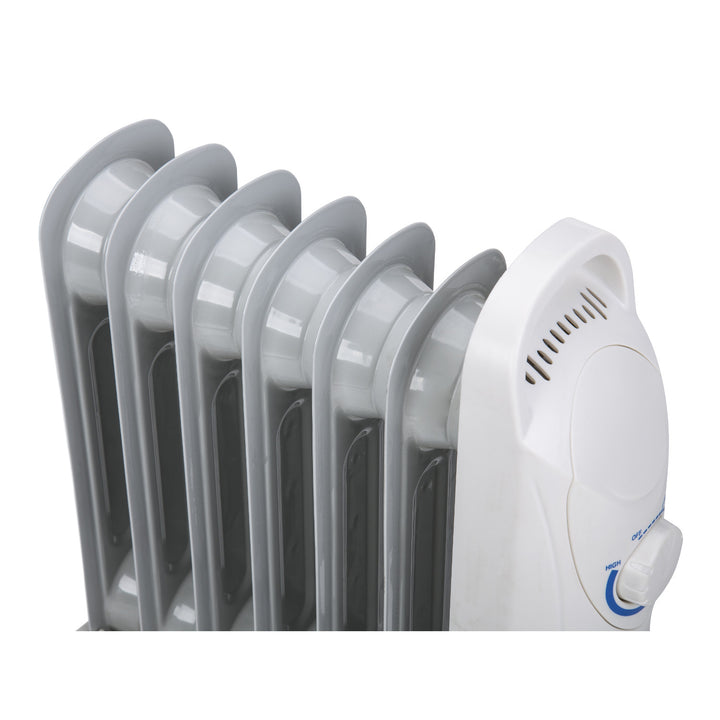 Grzejnik olejowy Mesko, 7 żeberek, 800W, regulacja temperatury, szary, MS 7804