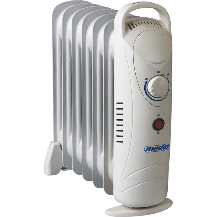 Grzejnik olejowy Mesko, 7 żeberek, 800W, regulacja temperatury, szary, MS 7804
