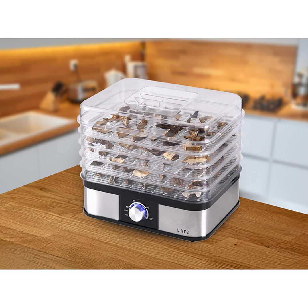 Suszarka Lafe, do grzybów, owoców, warzyw, 250W, 5 sit, regulacja temperatury, NutriDry