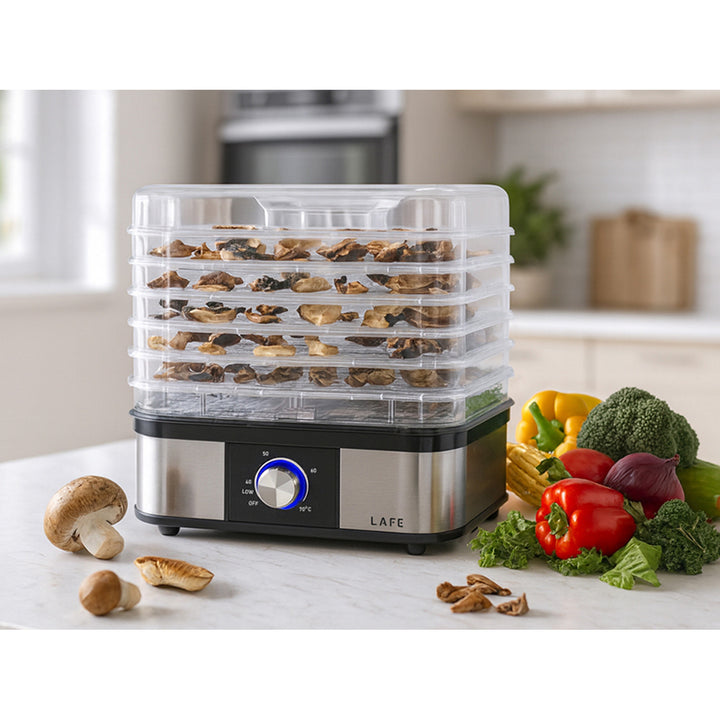 Suszarka Lafe, do grzybów, owoców, warzyw, 250W, 5 sit, regulacja temperatury, NutriDry