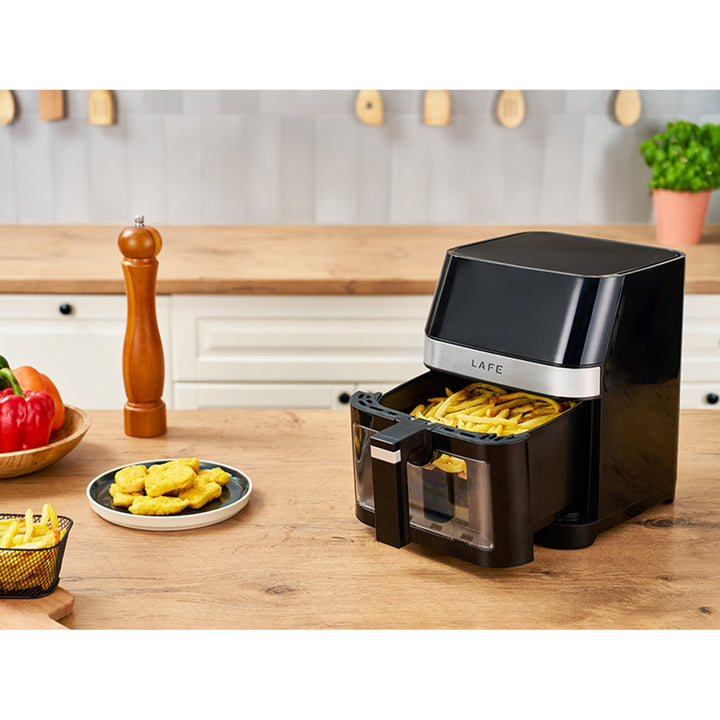 Frytkownica beztłuszczowa Lafe, 1500W, 7 programów, wyświetlacz LCD, MasterFry